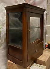 VETRINETTA DA PARETE IN LEGNO anni '40 artigianale