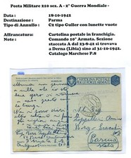 PM17 - Posta Militare 210 Sez. A -  2° Guerra Mondiale - vedi foto.