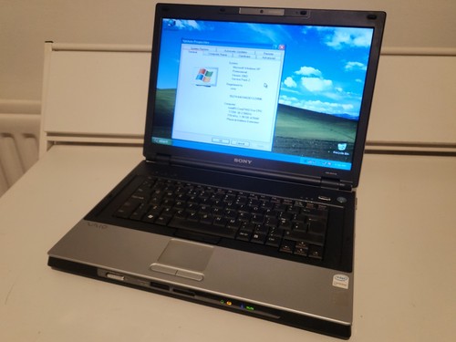 Retro laptop sony vaio - laptop,