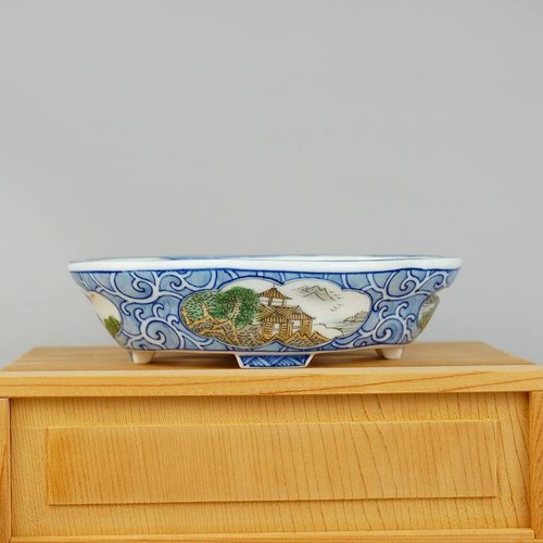 Vaso bonsai giapponese ryusen - vaso,