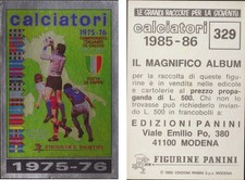 CALCIATORI 1985/86 PANINI -