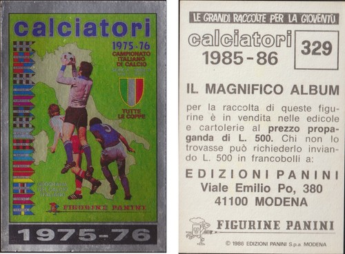 Calciatori 1985 panini - panini,