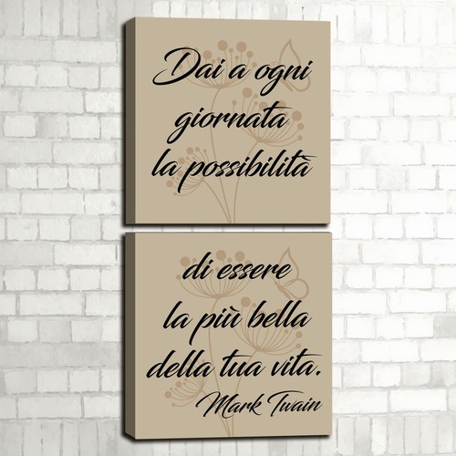 Coppia quadri moderni con