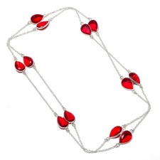 Collana catena pietre preziose