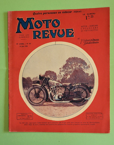 Moto revue 431 1931 - moto, 06-1931