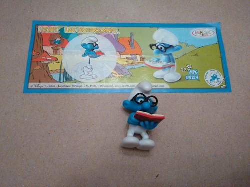 2010 kinder italia puffi un129 - kinder,