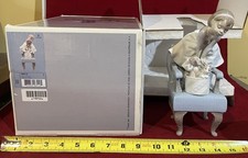 FURRY LLADRO #6512 " FUSA-AMICI PERFETTI " BAMBINO E GATTINI-COME NUOVO-RITIRATO senza SCATOLA