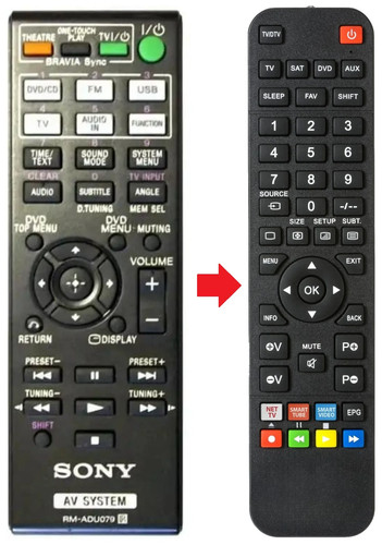 Telecomando adatto per sony - telecomando,