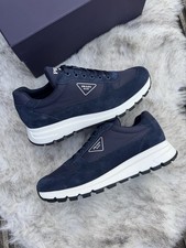 PRADA Prax 01 Re-Nylon scamosciato | blu navy | UK9.5 US10.5 EU43.5 | Trainer
