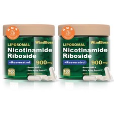 Windboss NAD Nicotinamide Riboside Resveratrolo Liposomiale NAD Integratori per...
