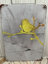 Yellow Bird On Branch Small