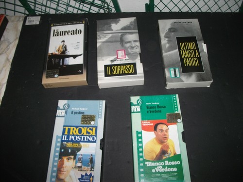 Lotto vhs film cassetta - film,