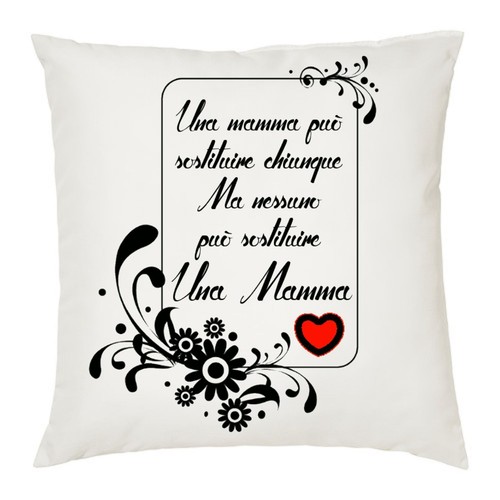 Cuscino scritta mamma - cuscino,