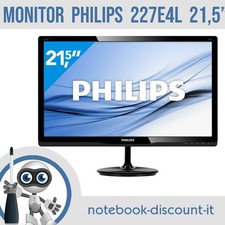 Monitor Philips 227E4L  Schermo 21,5" Per PC Desktop 1920x1080px   16:9