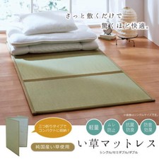 IKEHIKO Materasso Giapponese Tatami Sottile Rush Erba Tripla Tipo Compatto Giappone