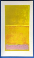 Senza titolo (rosa su giallo) di Mark Rothko (79,5 cm x 139,5 cm)