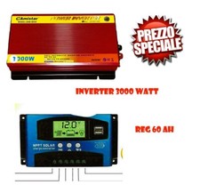 INVERTER 3000W CON REGOLATORE
