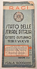 Raci 1938 Stato delle strade