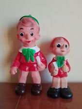 Coppia Pinocchio Ledra Ledraplastic Vintage Pupazzi Di Gomma