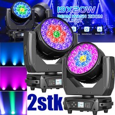 2 pz 19X20W RGBW LED testa
