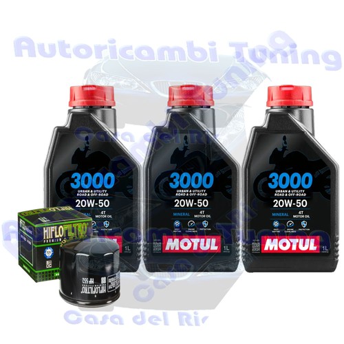 Kit tagliando olio motul 3000 - tagliando,