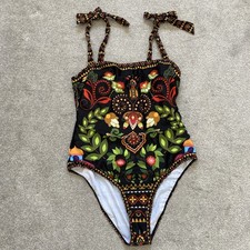 Costume da bagno nero misto