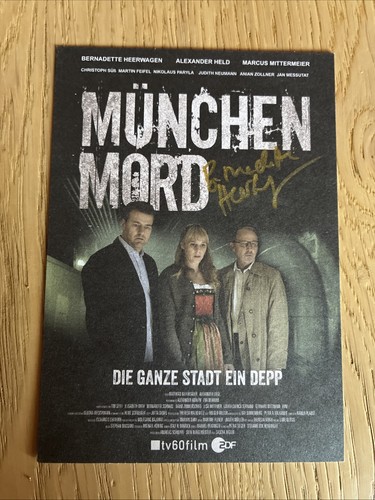 Biglietto autografo bernadette - autografo,