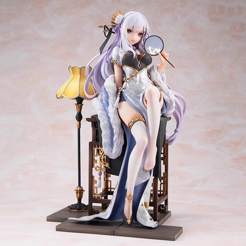 Hot anime emilia - emilia, cheongsam