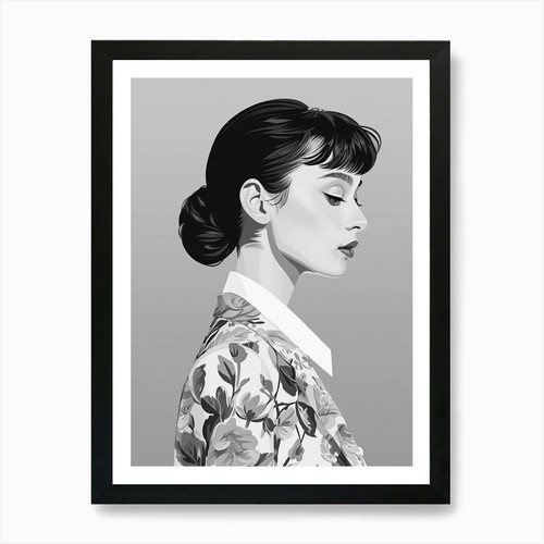 Audrey hepburn stampa - hepburn, 1
