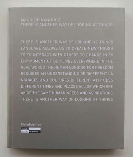Maurizio nannucci there is - there,