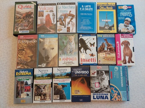 Vhs videocassette documentari - vhs,