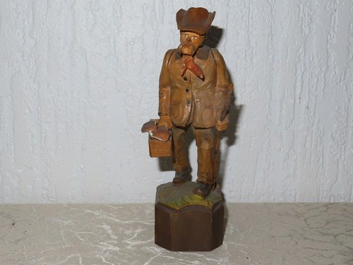 Figura legno uomo con - figura,