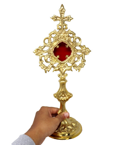 Ornate high polished brass - high,