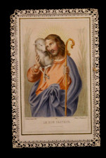 Image pieuse  dentelle canivet