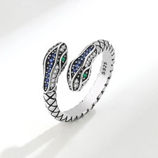 Anello serpente regolabile - anello,
