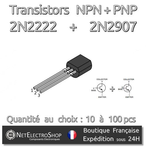 Lot transistors npn pnp - lot,