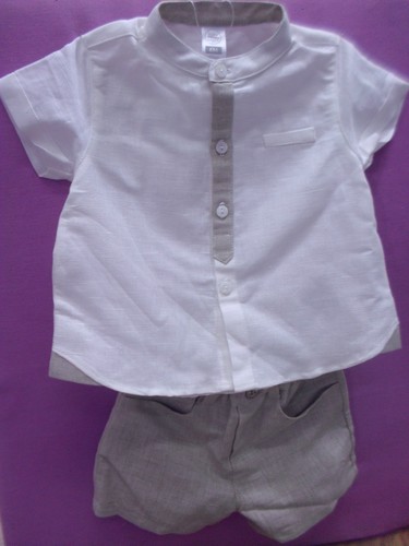 Completo camicia coreana misto - completo,