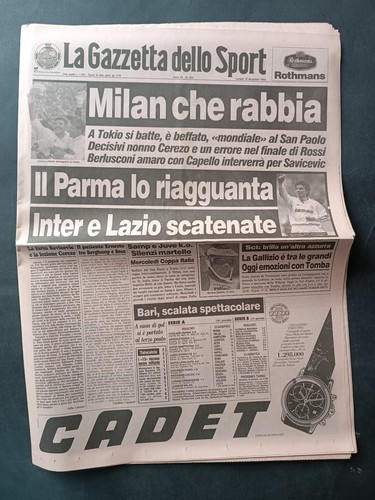 Gazzetta dello sport - , 1993