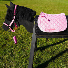 L-Sport Set Cavalletto Bende e Stendibiancheria per Cavallo in Legno