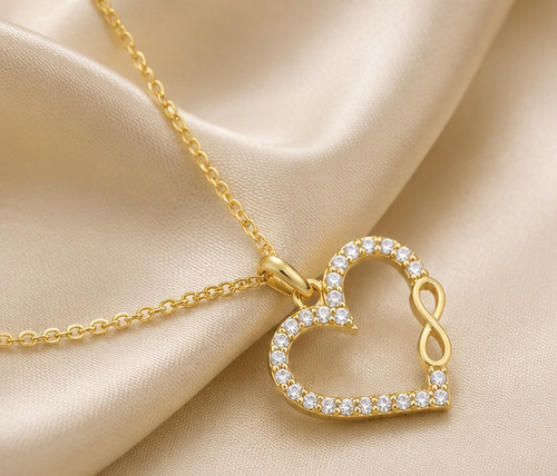 Ciondolo cuore infinito