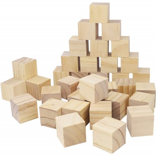 Blocco quadrato legno di - in,
