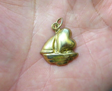 MEDAGLIA MEDAGLIETTA CIONDOLO IN ARGENTO 925 - BARCA A VELA - 1,7 X 2 CM