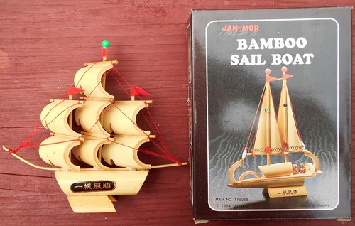 Scatola barca vela vintage - scatola,