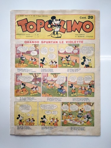Topolino giornale nerbini - topolino,