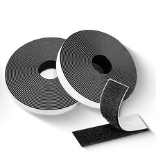 Xcdhemde® 8m x 20mm Velcro Adesivo Forte Nastro Velcro Autoadesivo Cucibile Nero