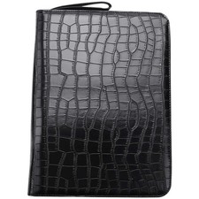 Astuccio Per Penne Stilografiche di Grande Capacità nel Pelle PU Colore Ner3621