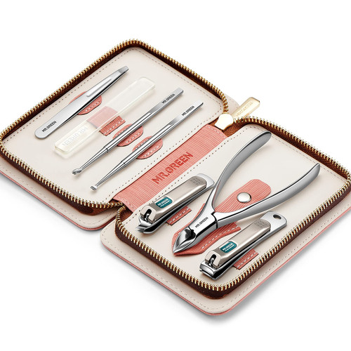 Green set manicure - set, 7in1