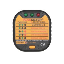 PEAKMETER Automatico Elettrico UK/EU Presa Presa Presa Tester Rilevatore di Tensione
