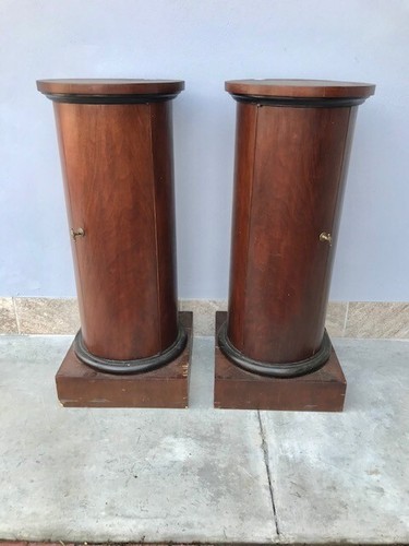 Coppia comodini cilindrici - comodini,