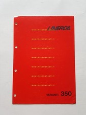Laverda 350 VARIANTI Catalogo Ricambi 500 Originale Spare Parts Catalog update